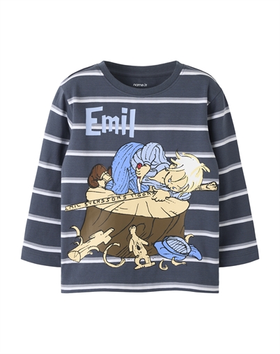 NAME IT - NMMAlf Emil Langarmshirt - Ombre Blue